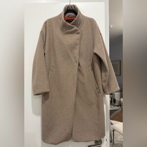 Zara cashmere blend coat